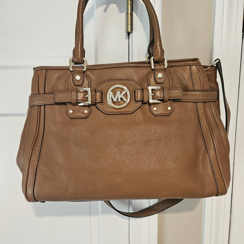 Michael Kors Tan Leather Satchel